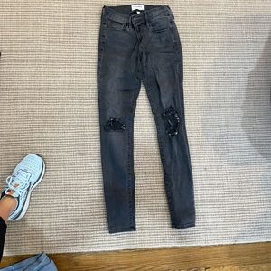 FRAME le skinny black size 25